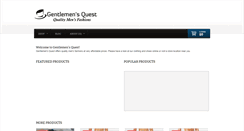 Desktop Screenshot of gentlemensquest.com