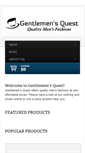 Mobile Screenshot of gentlemensquest.com